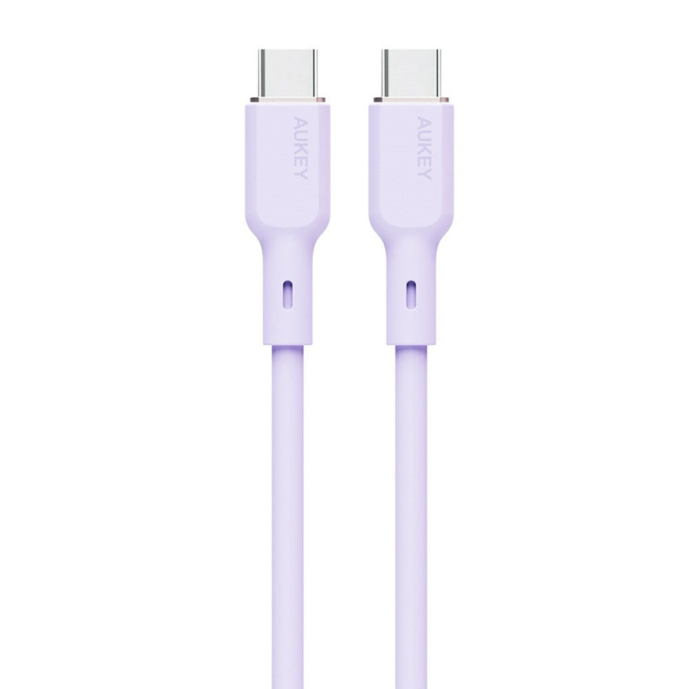 Aukey CB-SCC101 100W USB-C to USB-C Cable - 1m - Purple