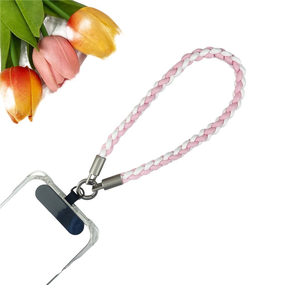 Braided 3-in-1 Mobile Strap - 90cm / 30cm - Pink