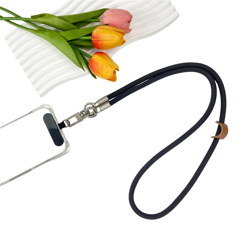 Braided 3-in-1 Mobile Strap - 90cm / 30cm - Black