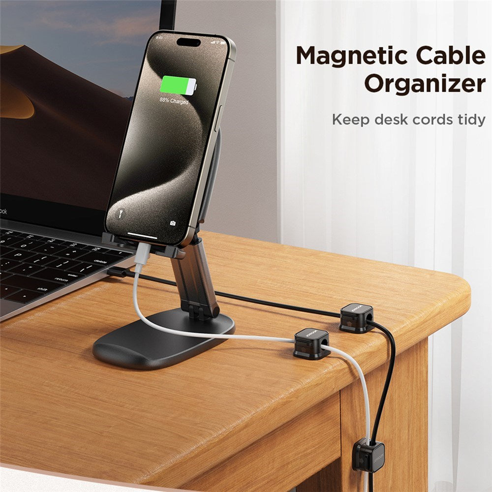 JOYROOM Magnetic Cable Holder – 3 pcs – Black