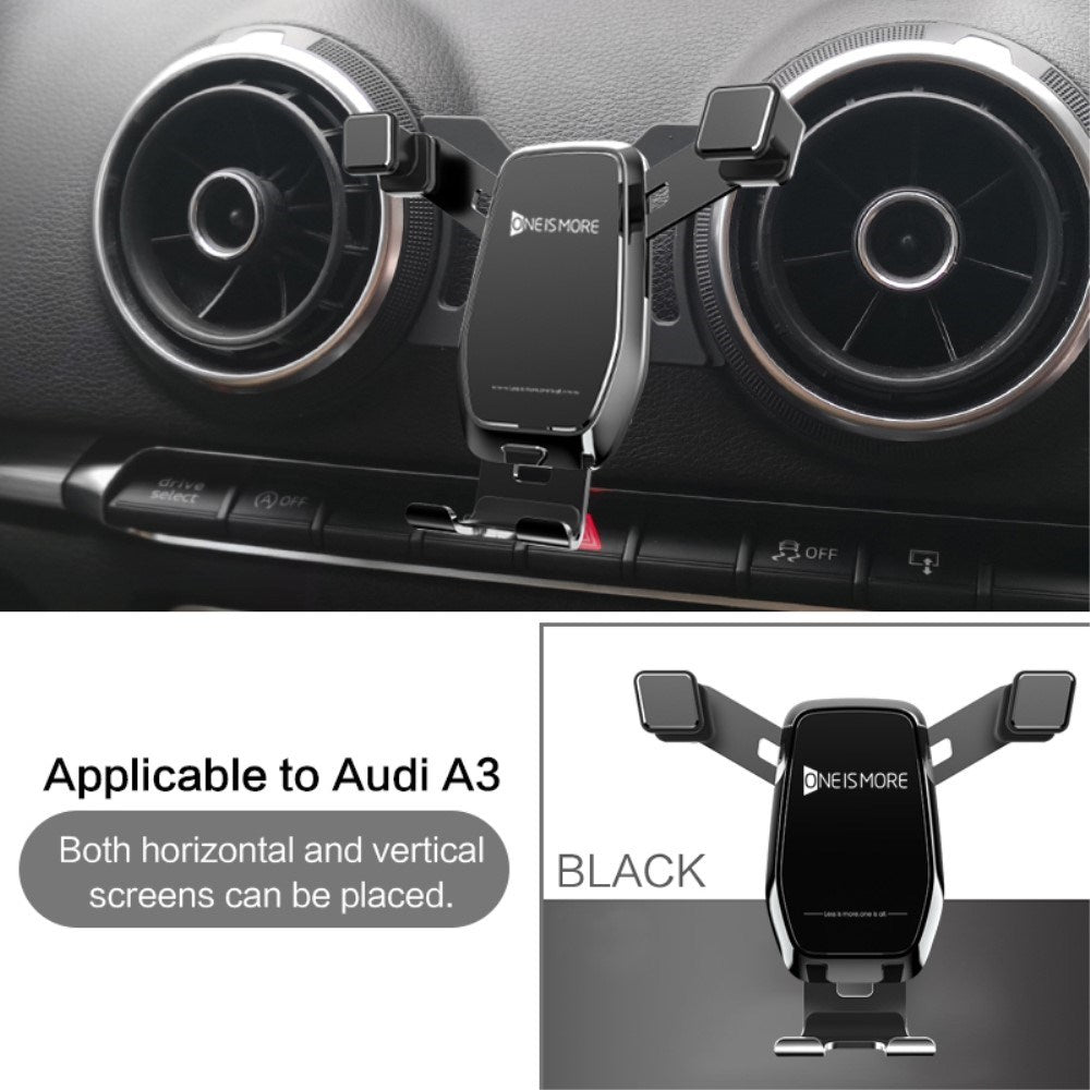 Phone Holder for Car - Audi A3 / S3 (2014 - 2020) - Black