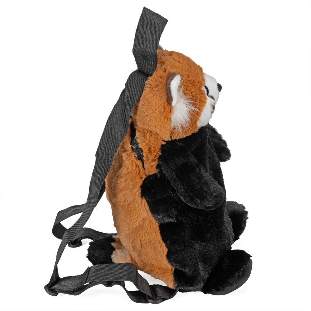Wild Republic Teddy Backpack for Kids - Red Panda