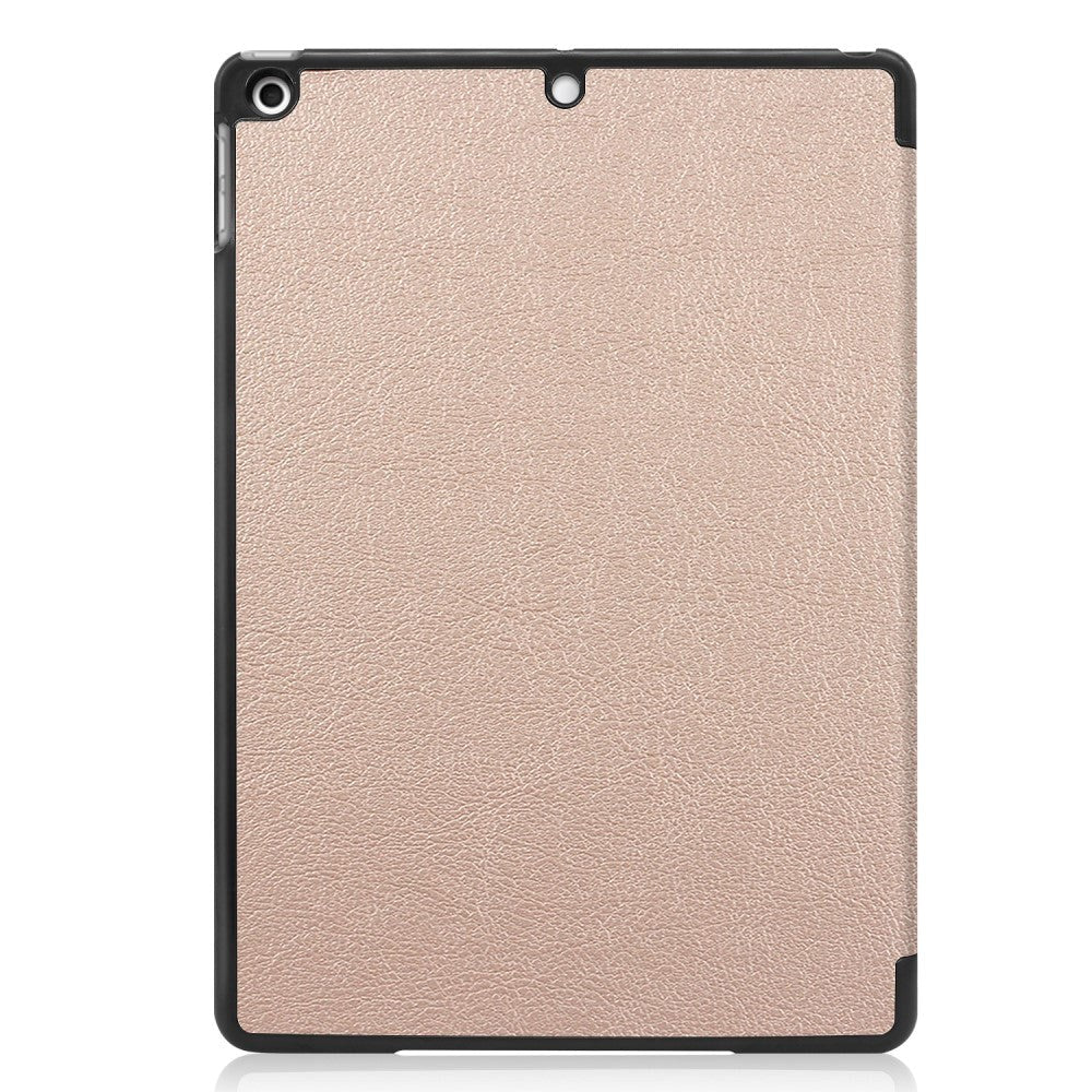 iPad 10.2" (2021 / 2020 / 2019) Tri-Fold Leather Case - Gold