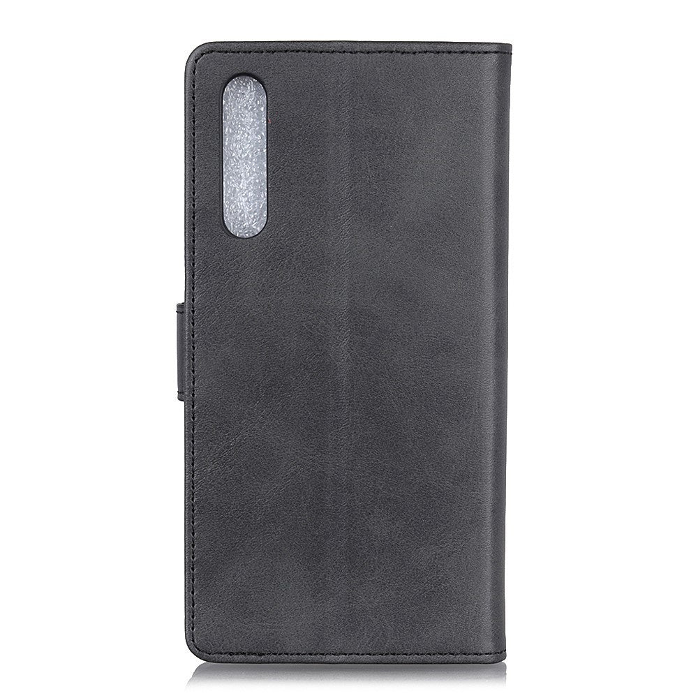EIDERWOOD Samsung Galaxy A30s / A50 Faux Leather Flip Case with Cardholder & Stand Function - Black