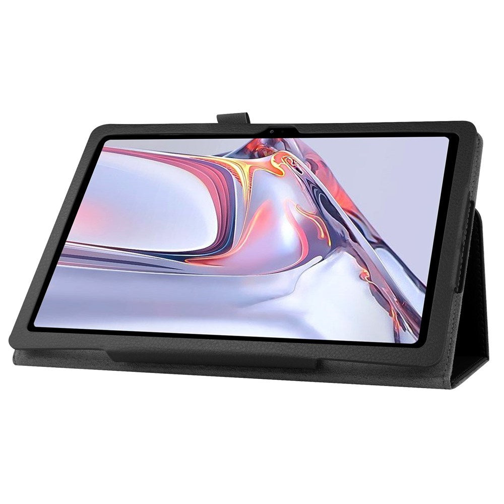 Samsung Galaxy Tab A7 10.4" (2022 / 2020) EIDERWOOD Litchi Tablet Cover with Stand Function - Black