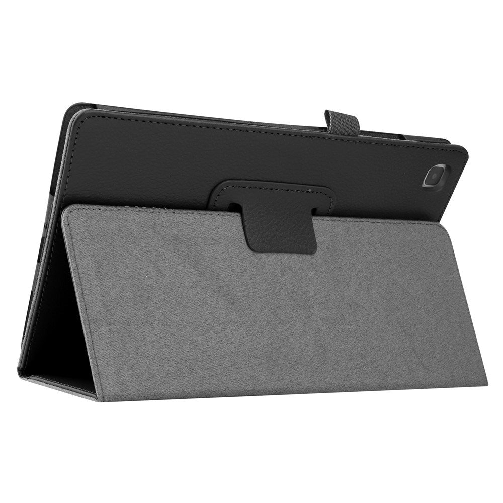 Samsung Galaxy Tab A7 10.4" (2022 / 2020) EIDERWOOD Litchi Tablet Cover with Stand Function - Black