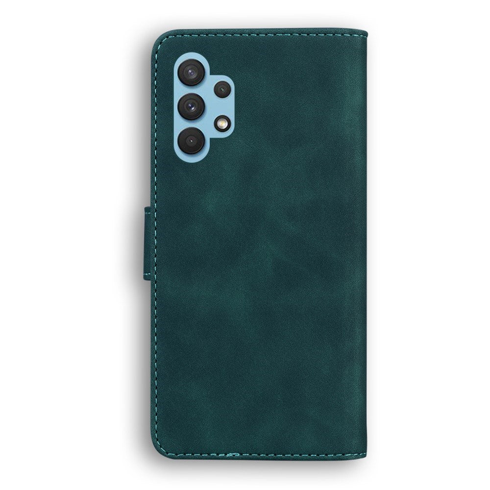 EIDERWOOD Samsung Galaxy A32 (4G) Faux Leather Flip Case with Cardholder & Stand Function - Green