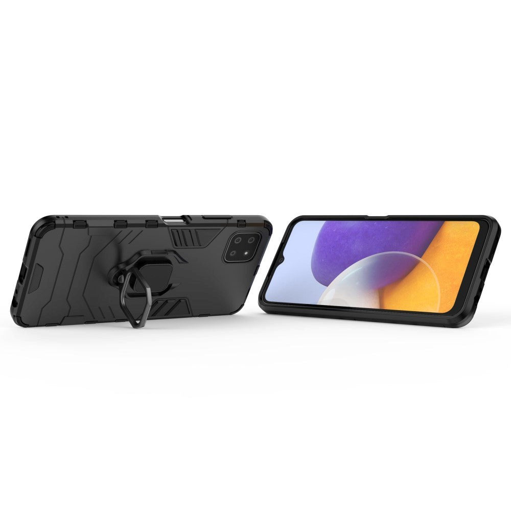 Samsung Galaxy A22 (5G) Tough Case w. Magnetic Kickstand - Black