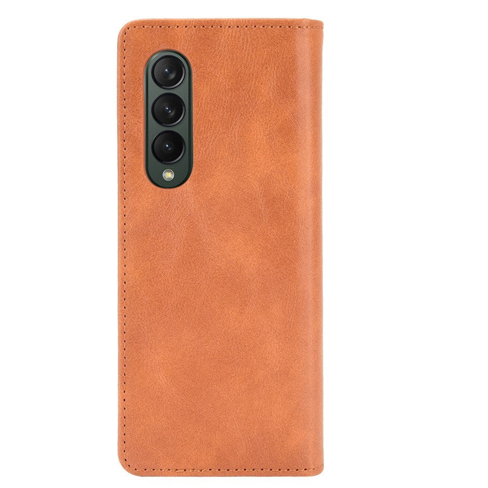 EIDERWOOD Samsung Galaxy Z Fold3 (5G) Faux Leather Flip Case - Brown