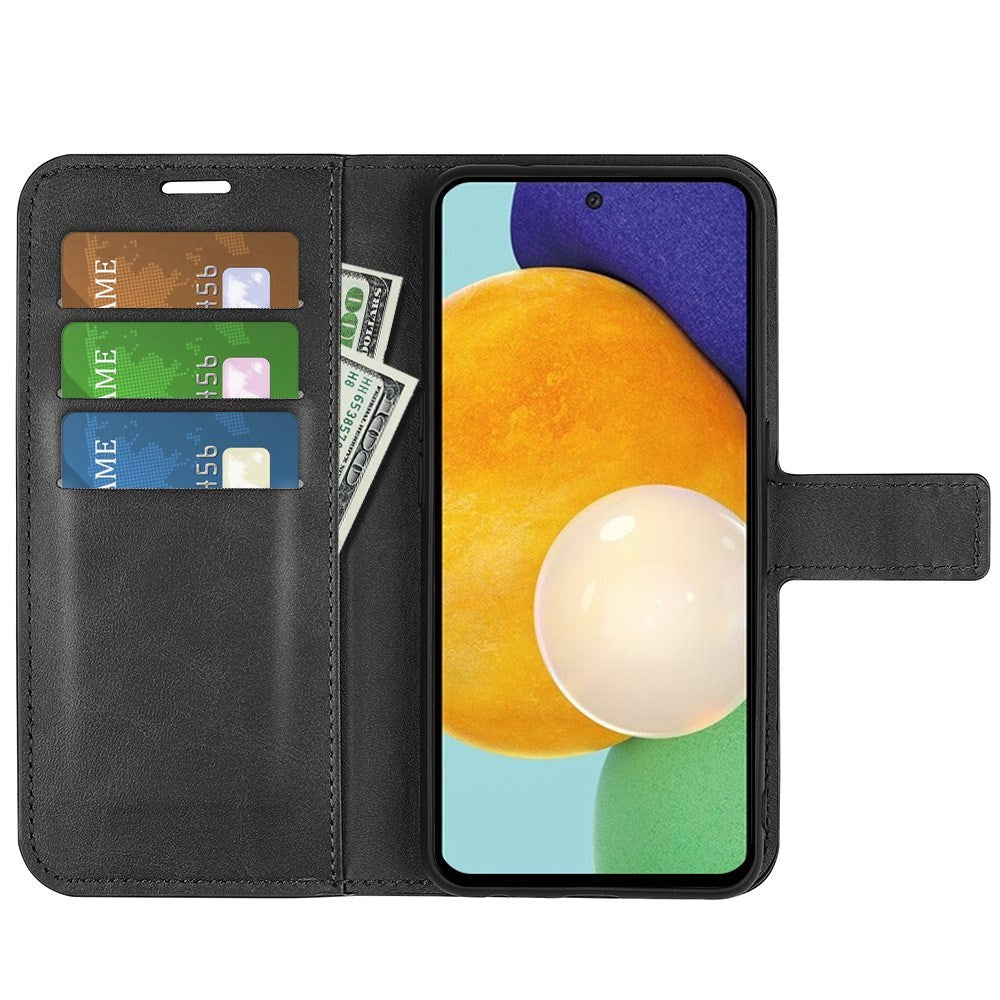 EIDERWOOD Samsung Galaxy A13 (4G) Faux Leather Flip Case - Black