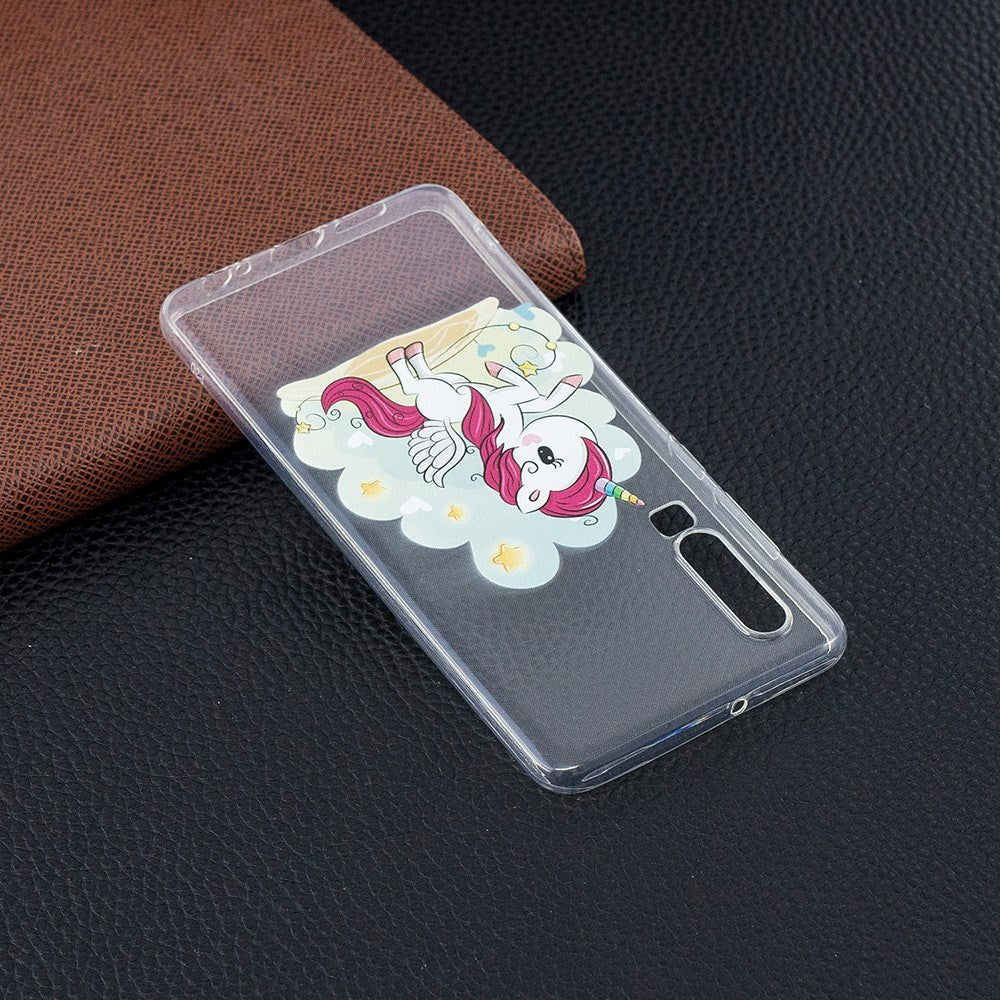 Huawei P30 Flexible Plastic Case - Unicorn