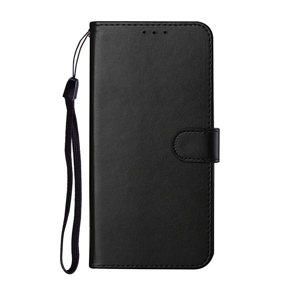EIDERWOOD OnePlus 8T Faux Leather Case with Strap & Card Holder - Black