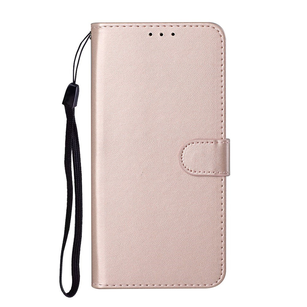 EIDERWOOD OnePlus 8T Faux Leather Case with Strap & Card Holder - Rose Gold