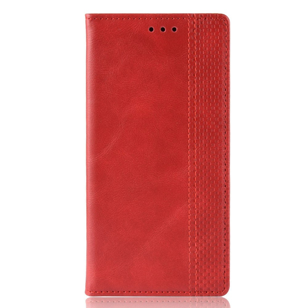 Nokia 5.3 Retro Leather Wallet Case - Red