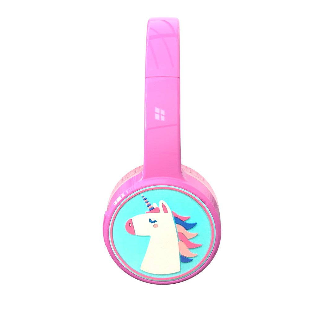 Denver Wireless On-Ear Headphones for Kids - Sound Limiting - Pink