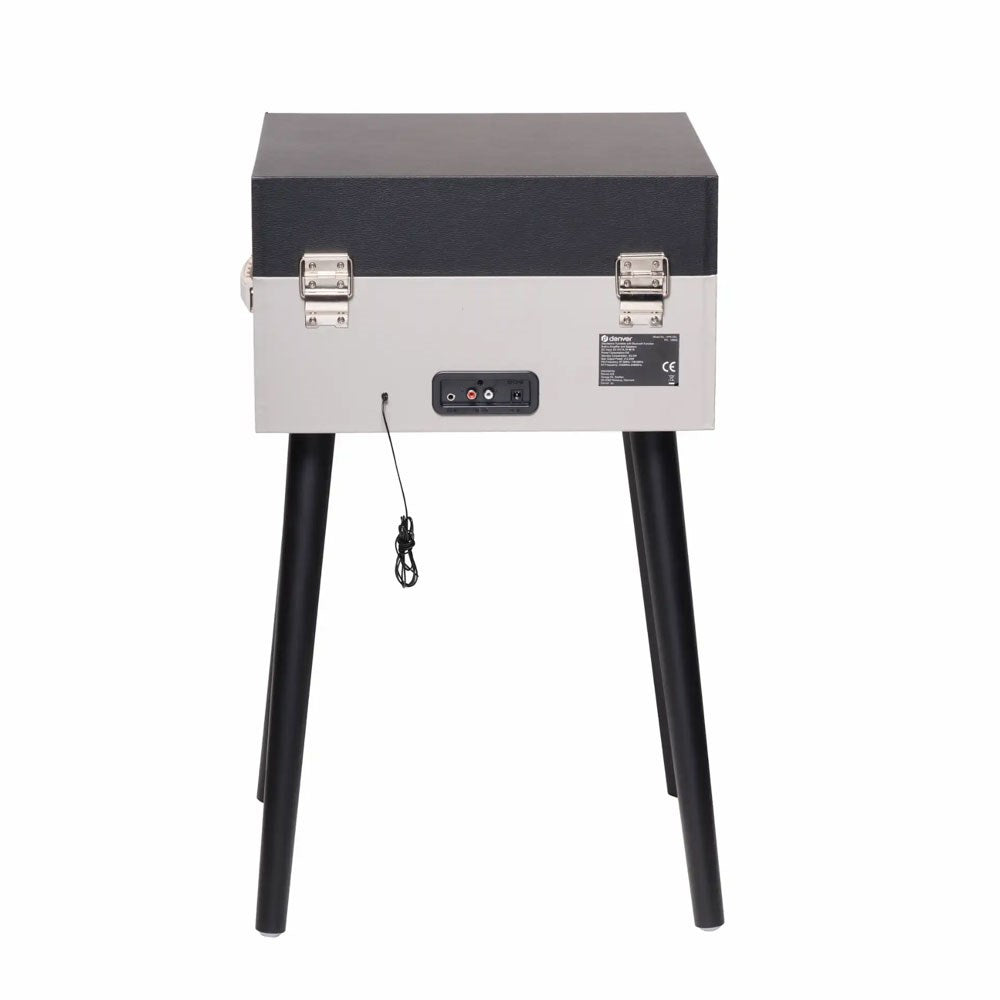 Denver VPR-250 Turntable with Legs - Black / Grey