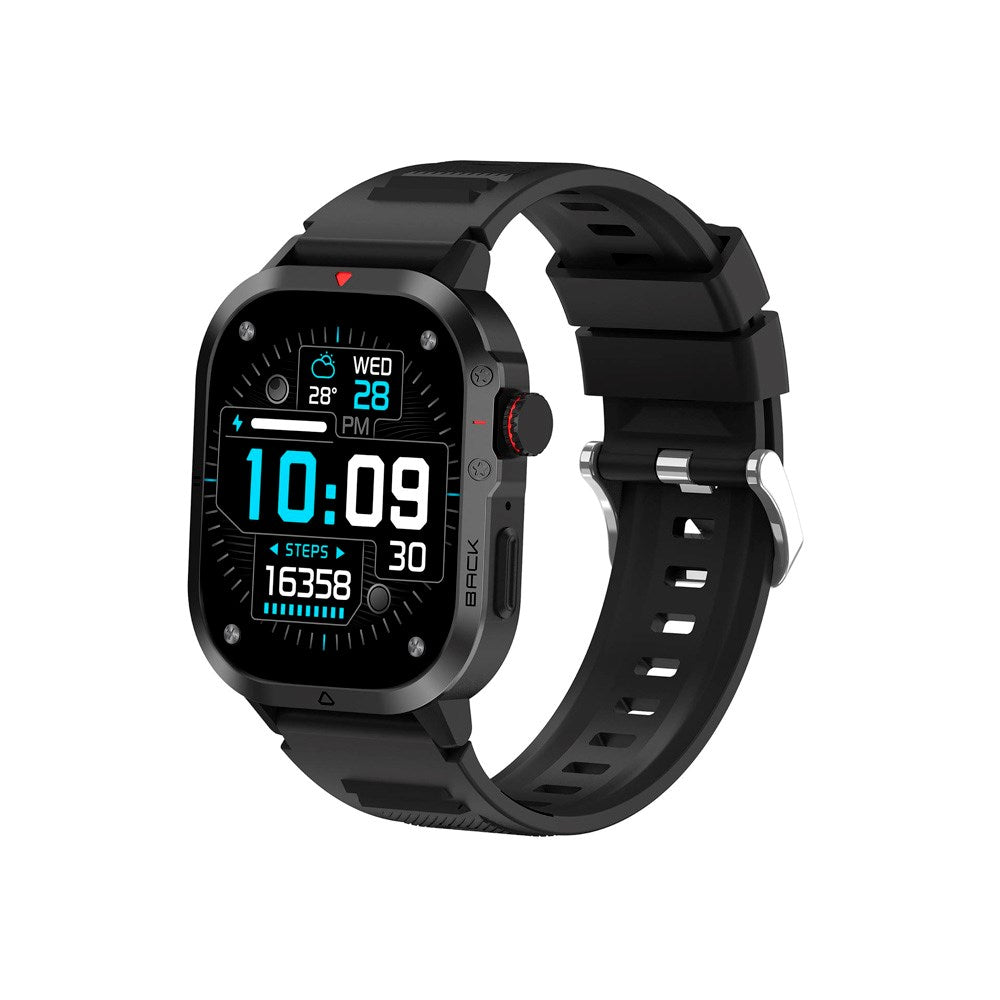 Denver Smartwatch with Bluetooth & Health Tracker - Black