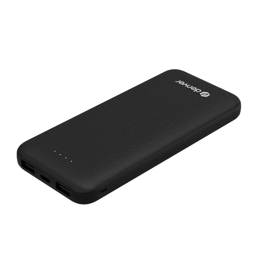 Denver PBS-10010 PowerBank 10.000 mAh with LED Indicator - Black