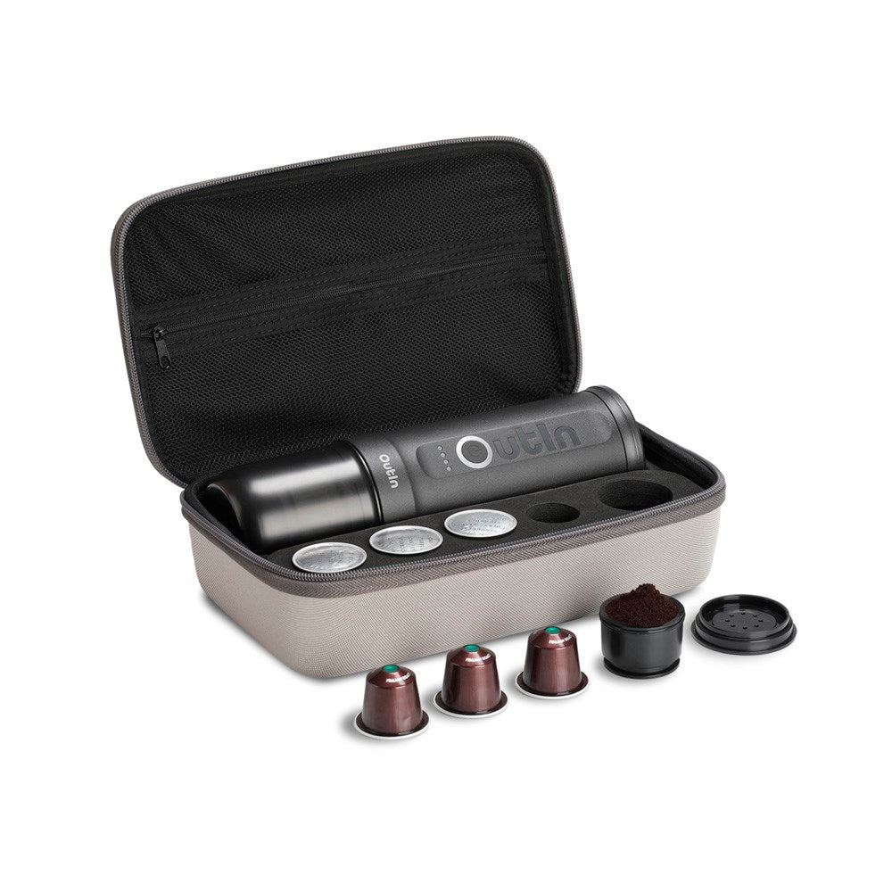 OutIn Nano Portable Espresso Machine Set - Space Grey