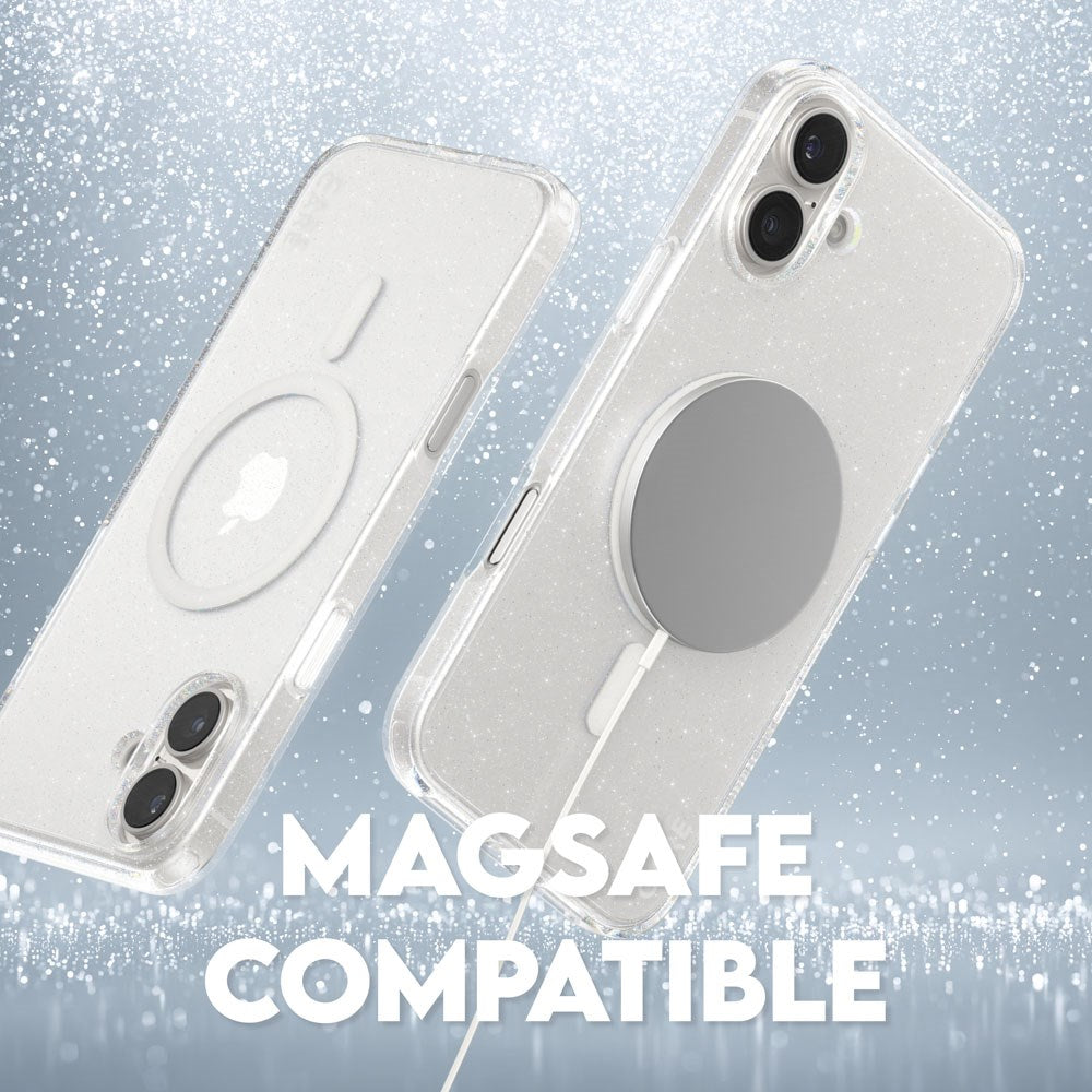 CARE by PanzerGlass iPhone 16 FLAGSHIP Urban Combat Case - MagSafe Compatible - Star Lit / White