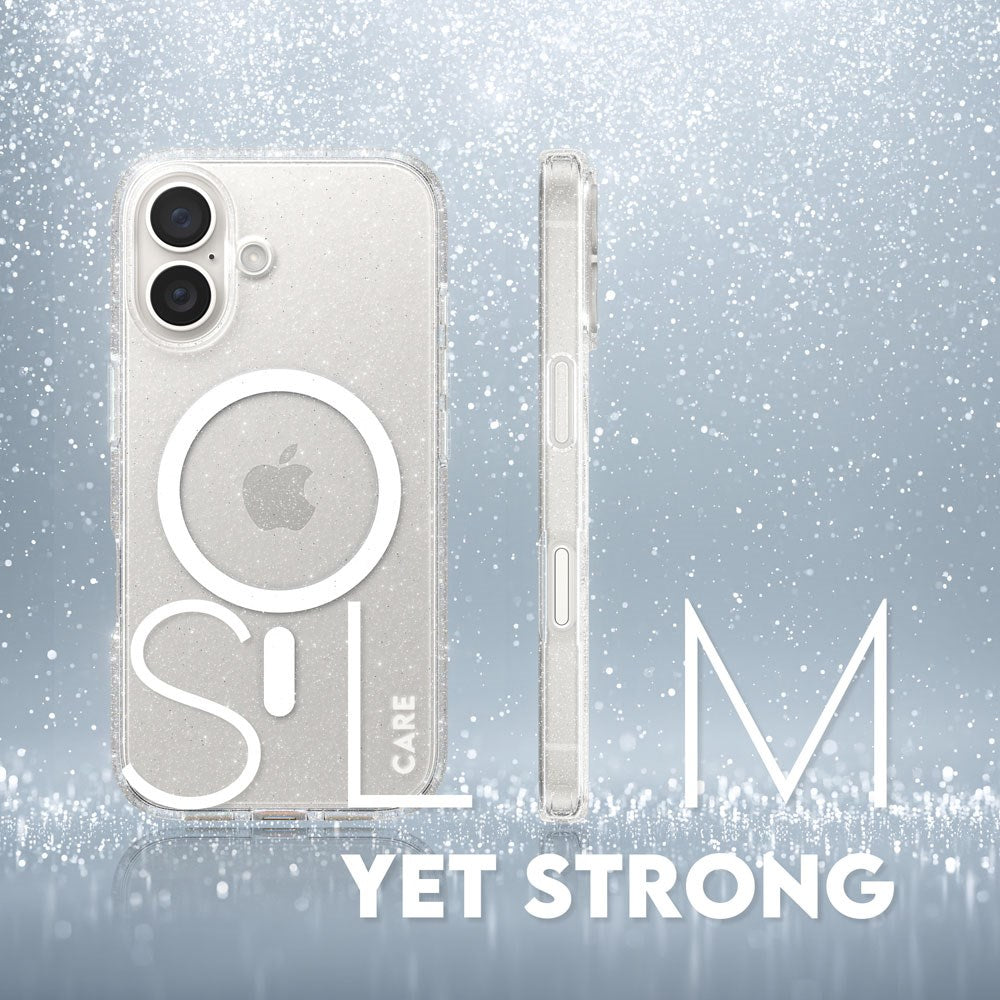 CARE by PanzerGlass iPhone 16 FLAGSHIP Urban Combat Case - MagSafe Compatible - Star Lit / White
