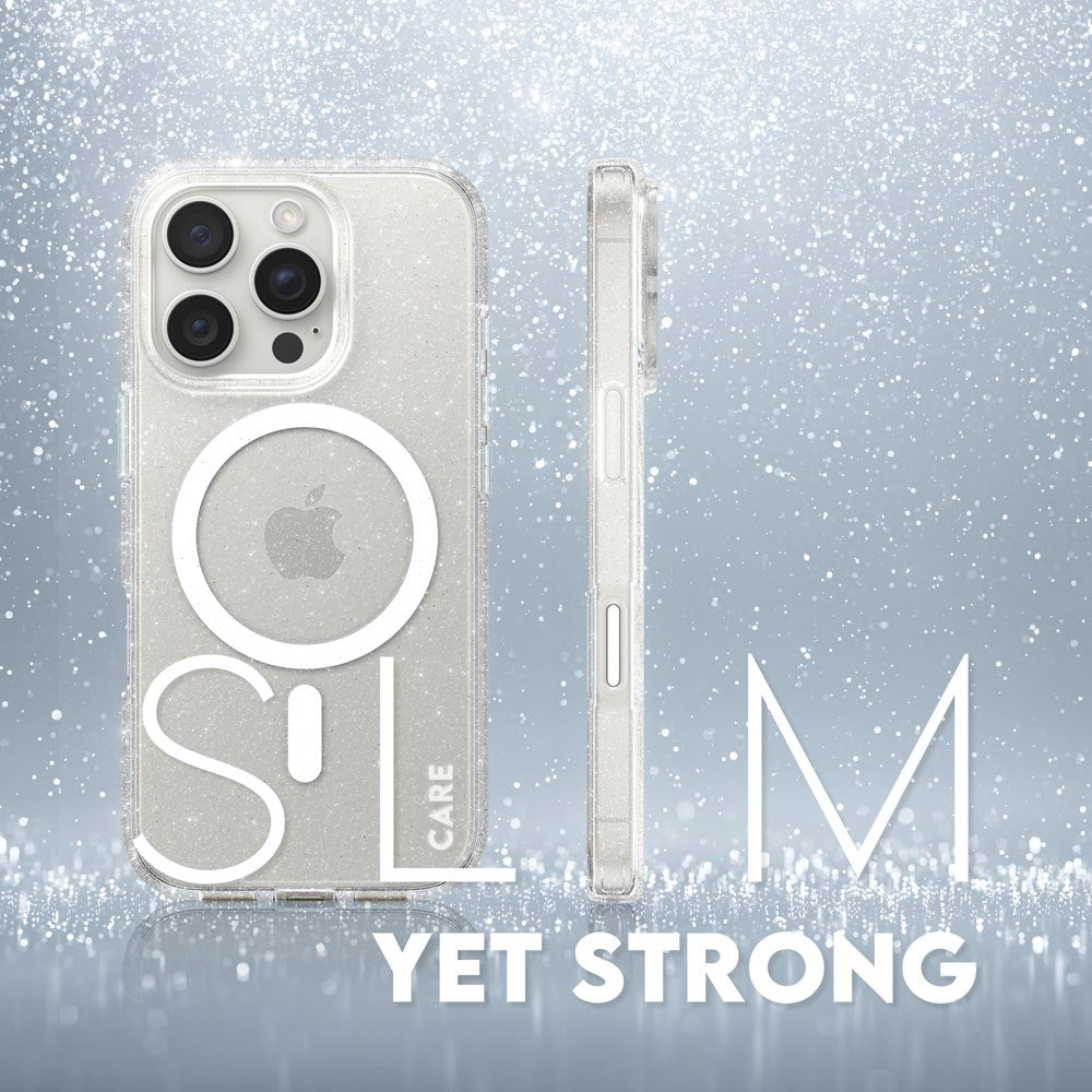 CARE by PanzerGlass iPhone 16 Pro FLAGSHIP Urban Combat Case - MagSafe Compatible - Star Lit / White