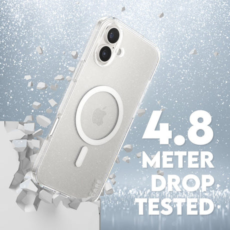 CARE by PanzerGlass iPhone 16 Plus FLAGSHIP Urban Combat Case - MagSafe Compatible - Star Lit / White