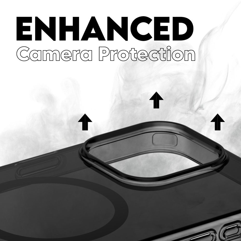 CARE by PanzerGlass iPhone 16 Pro FLAGSHIP Urban Combat Case - MagSafe Compatible - Smokey / Black