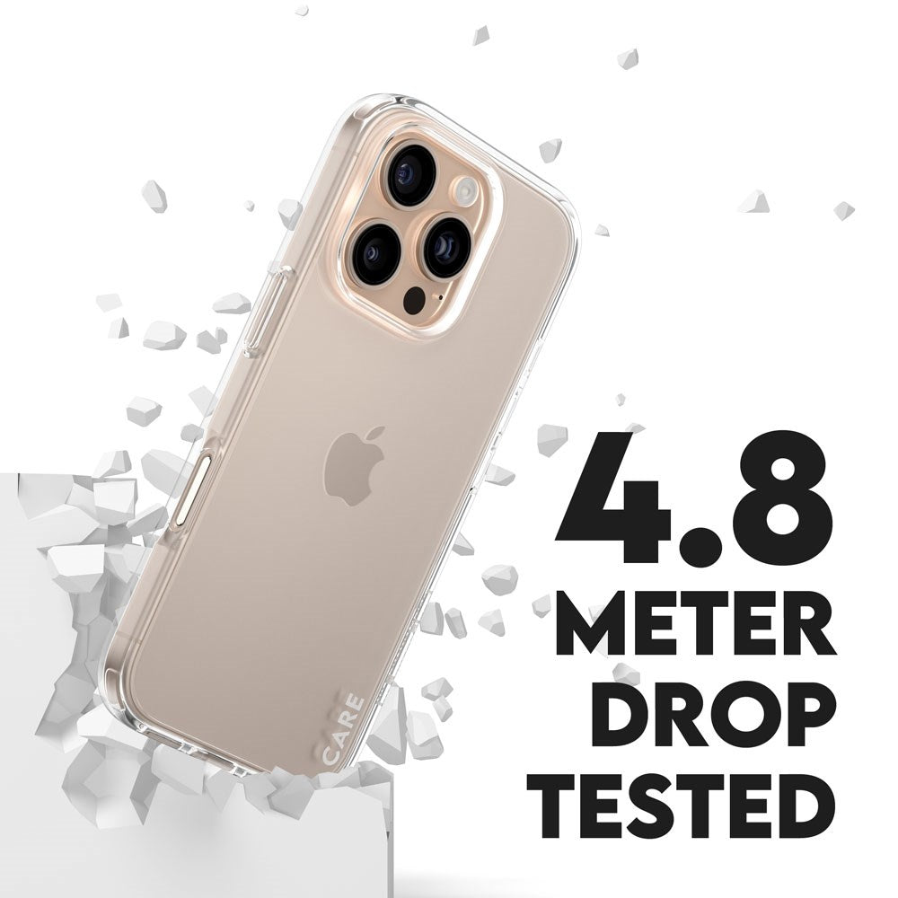 CARE by PanzerGlass iPhone 16 Pro FLAGSHIP Urban Combat Case - Transparent