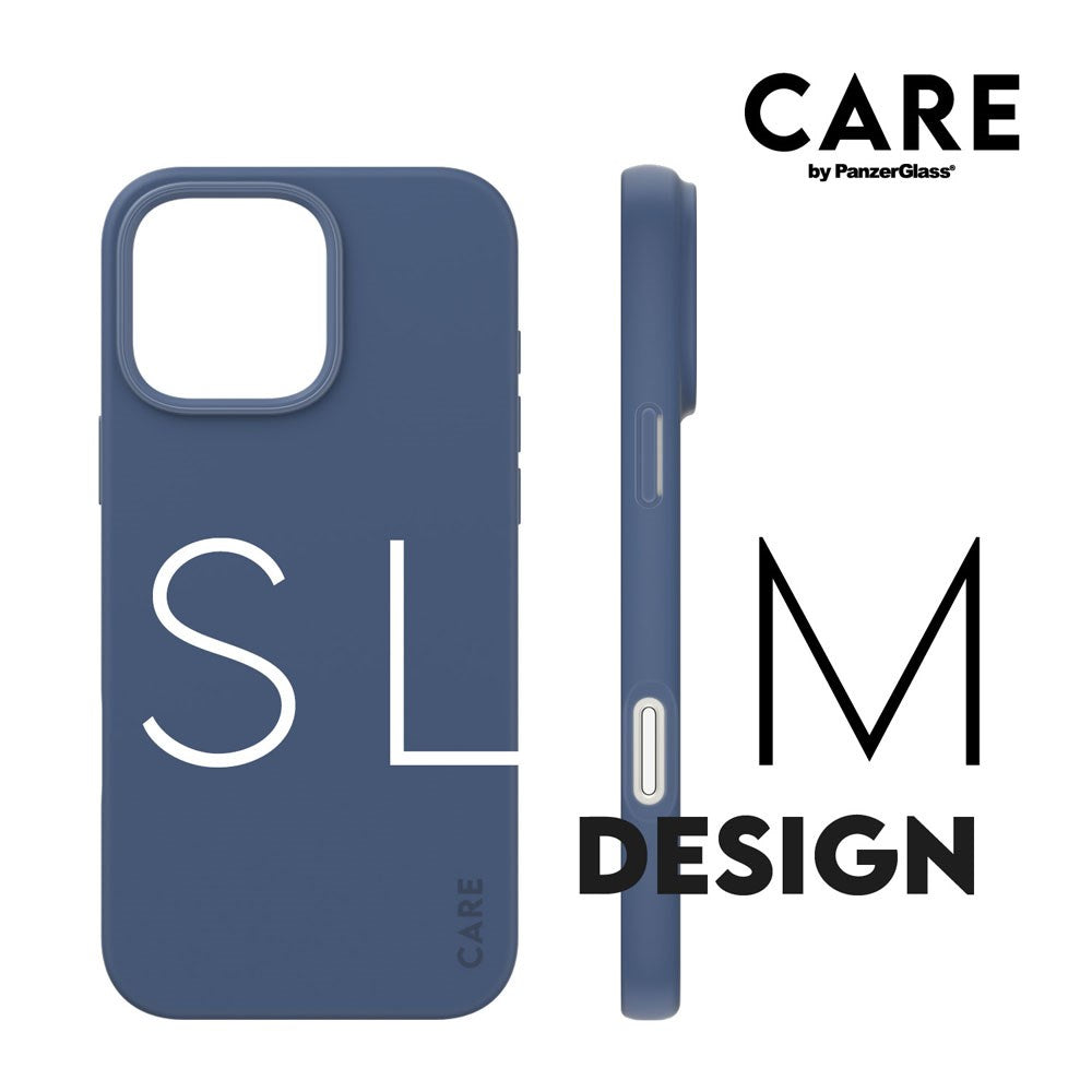 CARE by PanzerGlass iPhone 16 Pro Max FASHION Fearlessly Fashionable Case - MagSafe Kompatibel - Coronet Blue