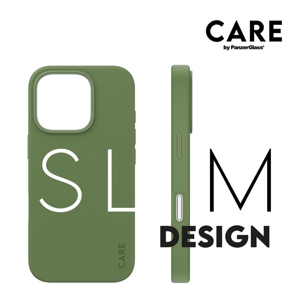 CARE by PanzerGlass iPhone 16 Pro FASHION Fearlessly Fashionable Cover - MagSafe Kompatibel - Piquant Green