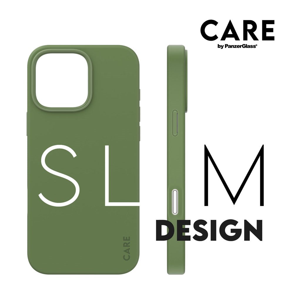CARE by PanzerGlass iPhone 16 Pro Max FASHION Fearlessly Fashionable Case - MagSafe Kompatibel - Piquant Green