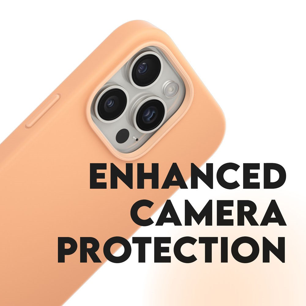 CARE by PanzerGlass iPhone 16 Pro FASHION Fearlessly Fashionable Cover - MagSafe Kompatibel - Peach Fuzz