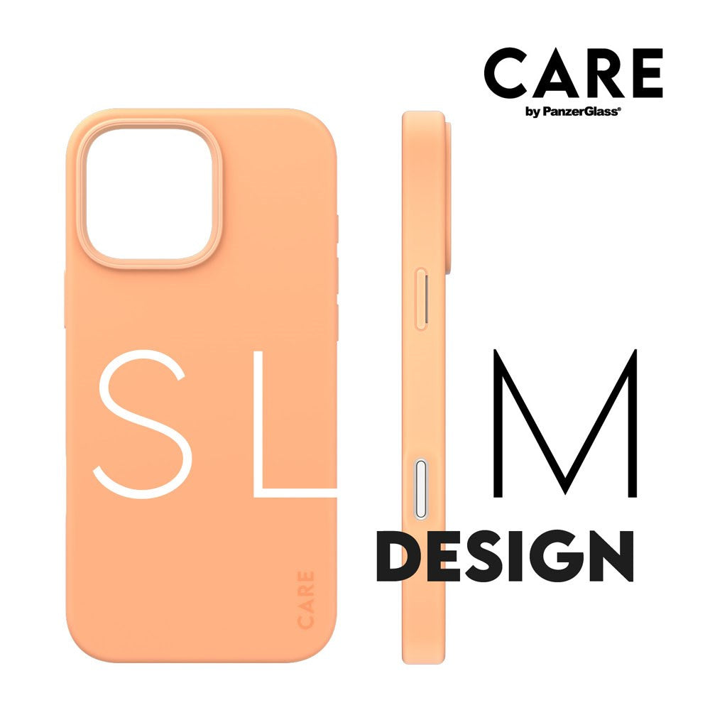 CARE by PanzerGlass iPhone 16 Pro Max FASHION Fearlessly Fashionable Case - MagSafe Kompatibel - Peach Fuzz