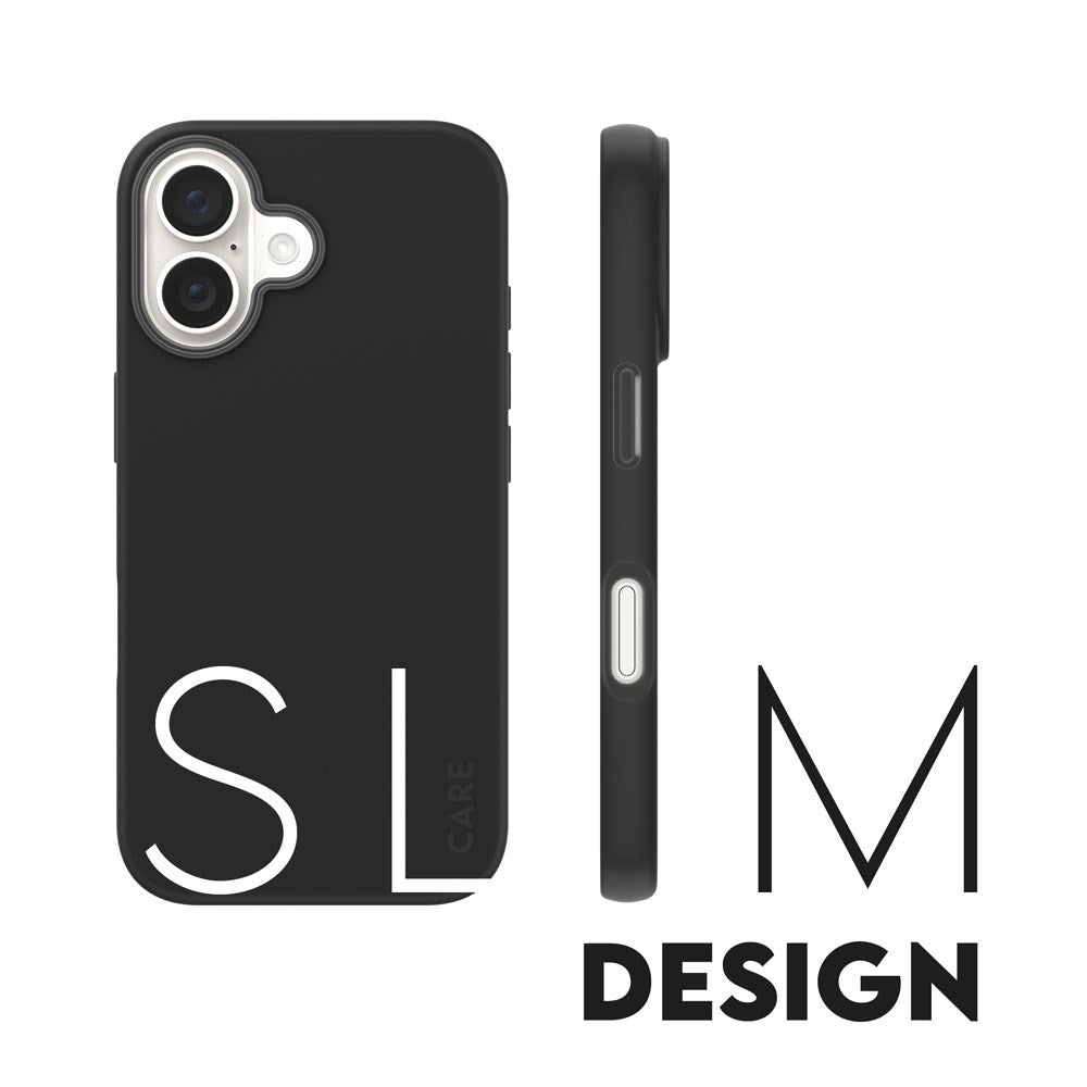 CARE by PanzerGlass iPhone 16 FASHION Fearlessly Fashionable Case - Black