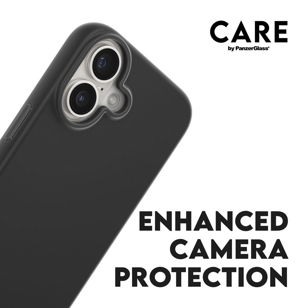 CARE by PanzerGlass iPhone 16 FASHION Fearlessly Fashionable Case - Black