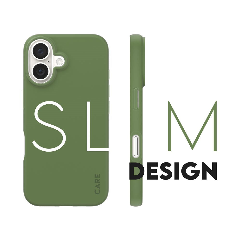 CARE by PanzerGlass iPhone 16 FASHION Fearlessly Fashionable Case - Piquant Green