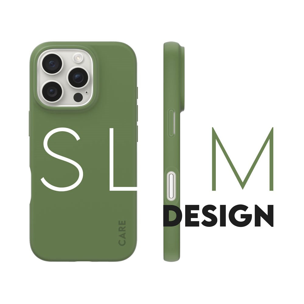 CARE by PanzerGlass iPhone 16 Pro FASHION Fearlessly Fashionable Case - Piquant Green