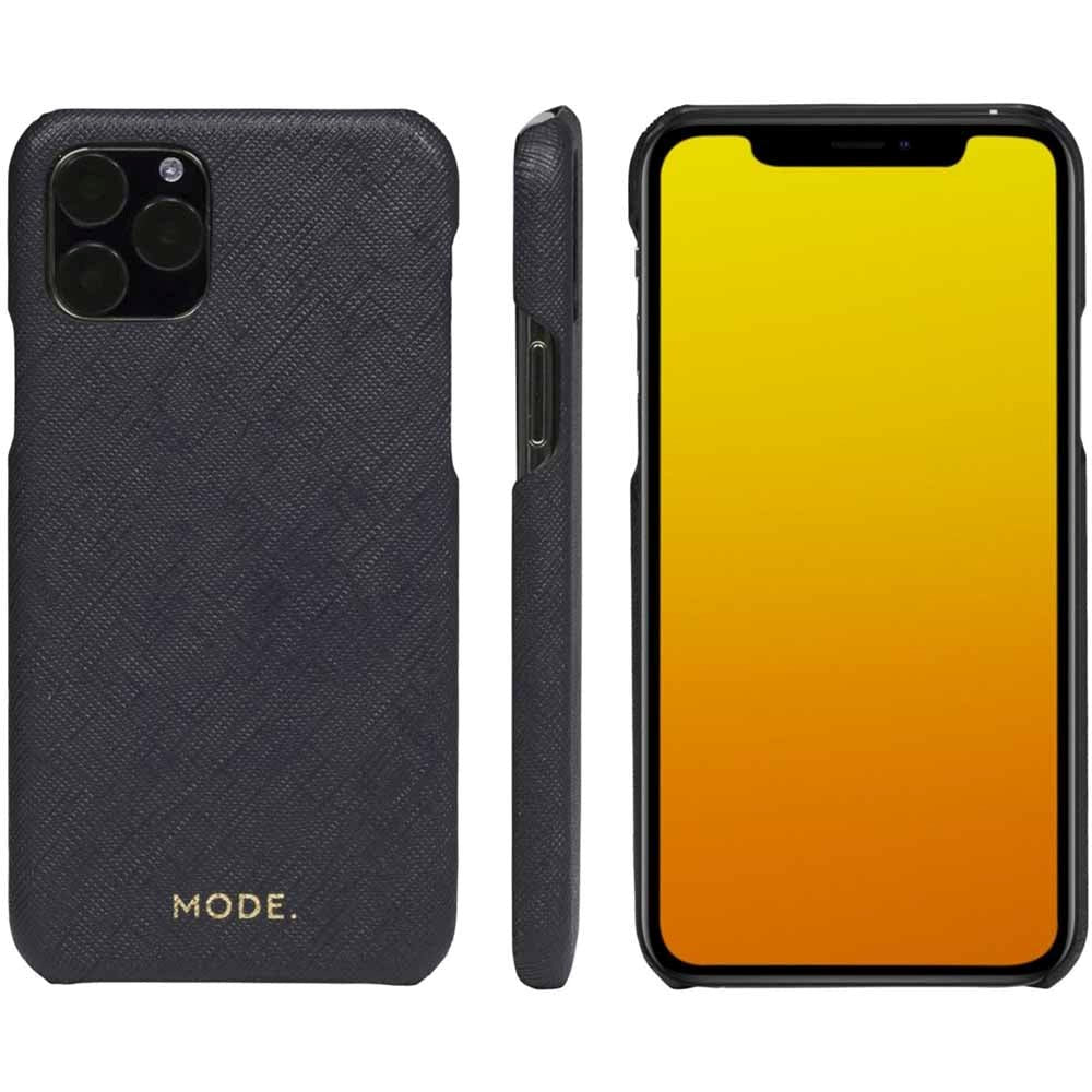 iPhone 11 dbramante1928 Fashion New York Magnetic Leather Wallet Case - Night Black