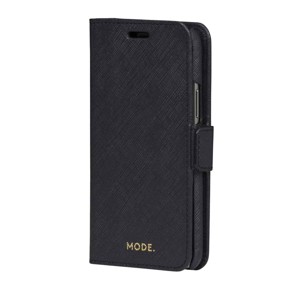 iPhone 11 dbramante1928 Fashion New York Magnetic Leather Wallet Case - Night Black