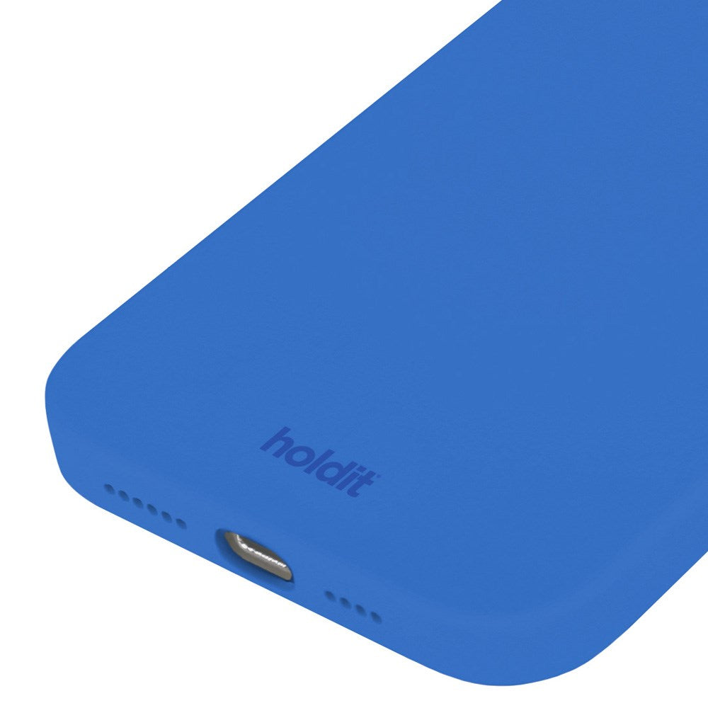 Holdit iPhone 15 Pro Soft Touch Silikone Case - Sky Blue