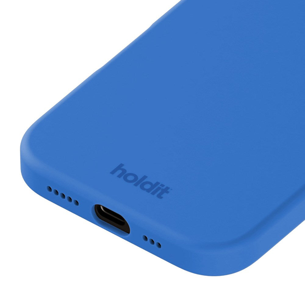 Holdit iPhone 16 Soft Touch Silikone Case - Sky Blue