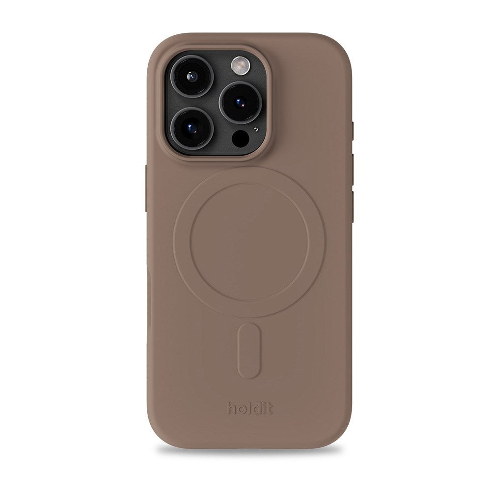 Holdit iPhone 16 Pro Max Soft MagSafe Case - Mocha Brown