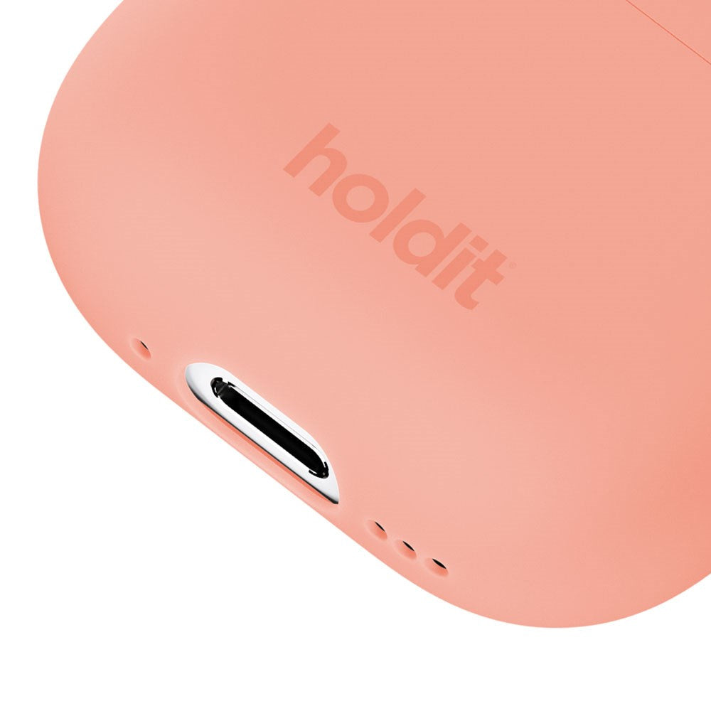 Holdit Silicone Case for AirPods 4 - Pink Grape