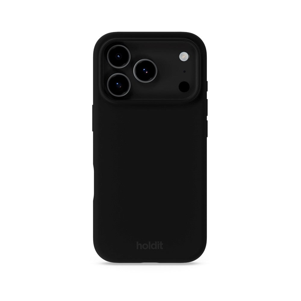 Holdit iPhone 17 Pro Soft Touch Silicone Case - Black