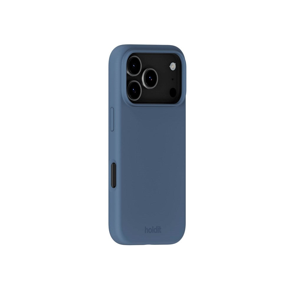 Holdit iPhone 17 Pro Soft Touch Silicone Case - Pacific Blue