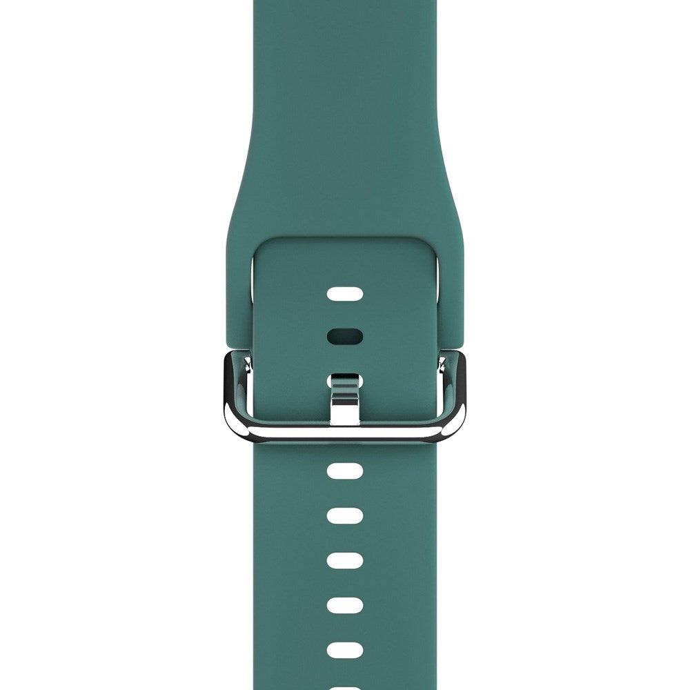 Apple Watch (38/40/SE/41/42mm) Holdit Silicone Watch Strap with Metal Buckle - Moss Green