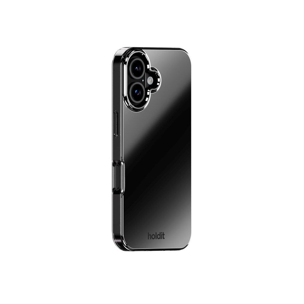 Holdit iPhone 16 Mirror Case - MagSafe Compatible - Black