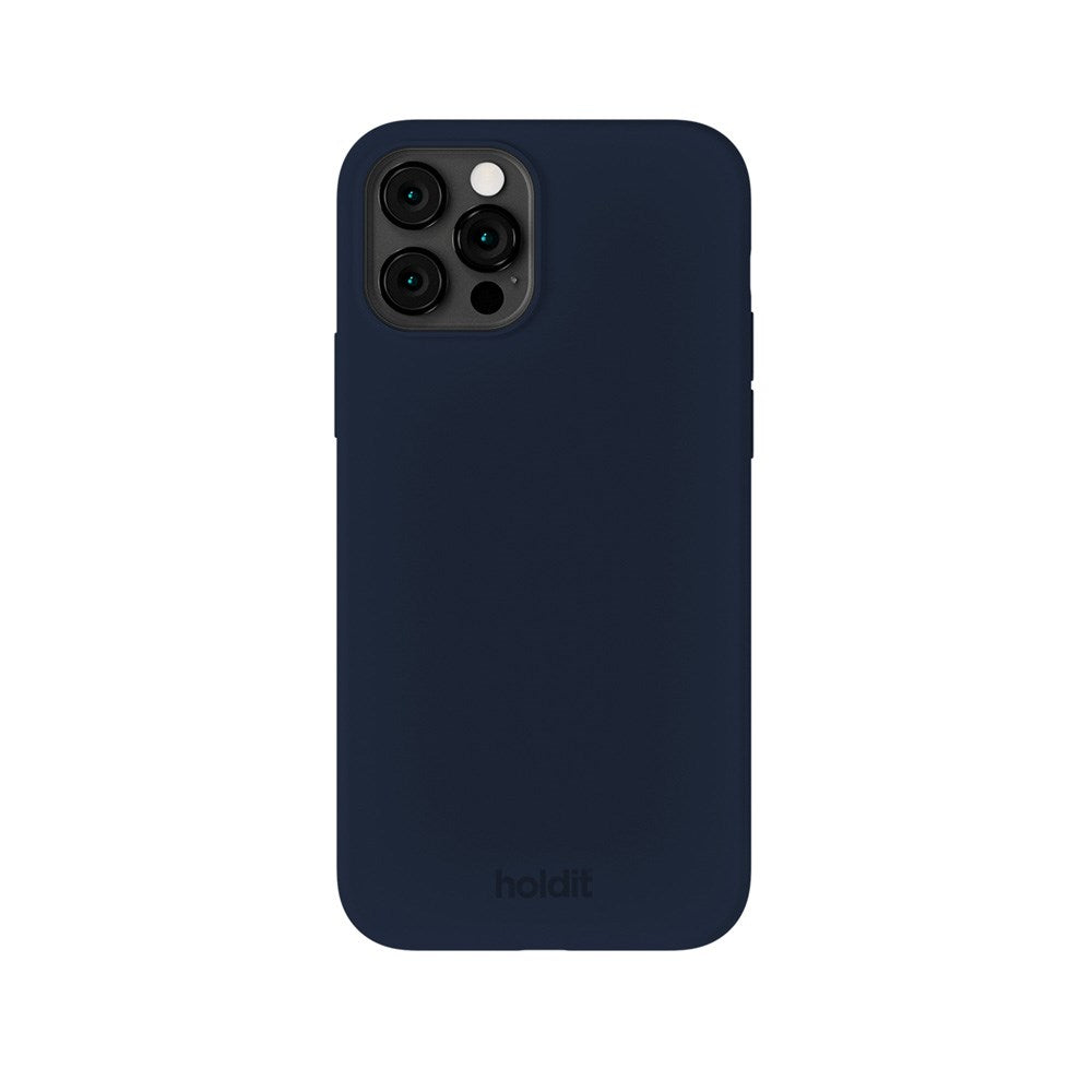 Holdit iPhone 12 / 12 Pro Soft Touch Silikone Case - Midnight Blue