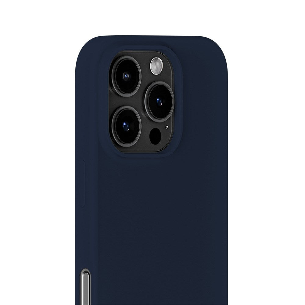 Holdit iPhone 16 Pro Soft Touch Silikone Case - Midnight Blue